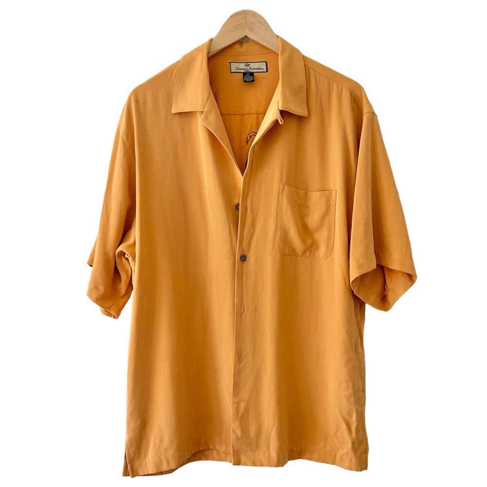 Tommy bahama embroidered button down polo mens size Medium